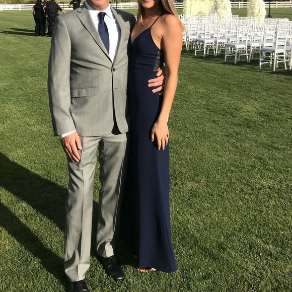 Lovers & Friends Helena Gown Size 2 Navy - Picture 7 of 8